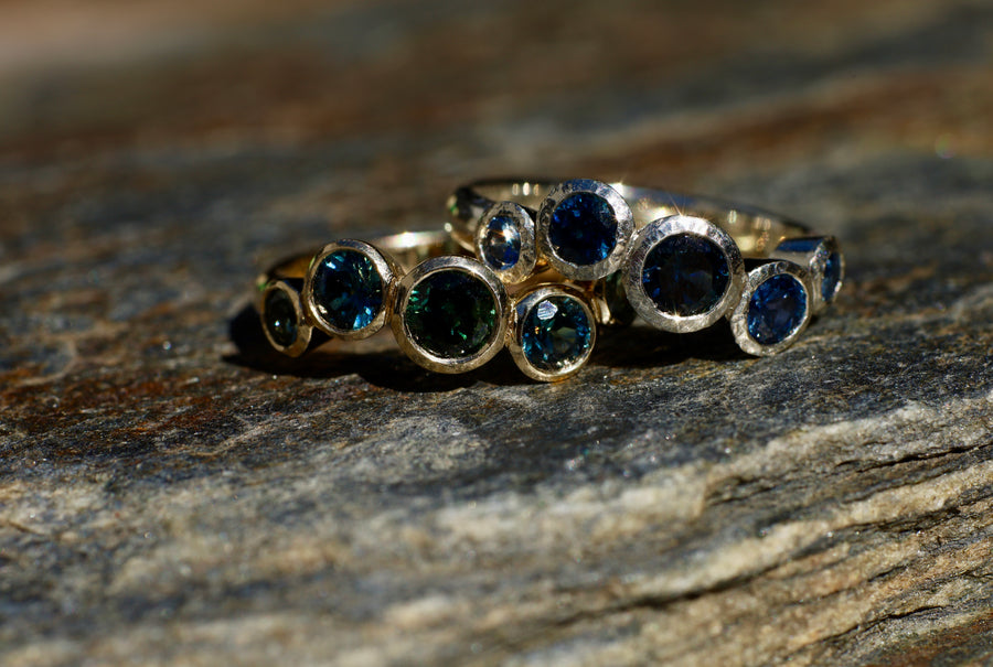 Five Stone Ring White Gold