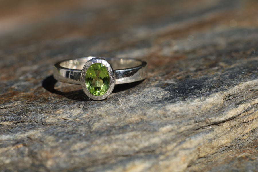 Sterling Silver Oval ring