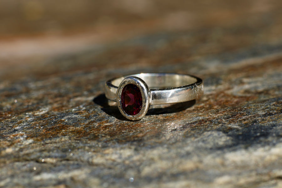 Sterling Silver Oval ring