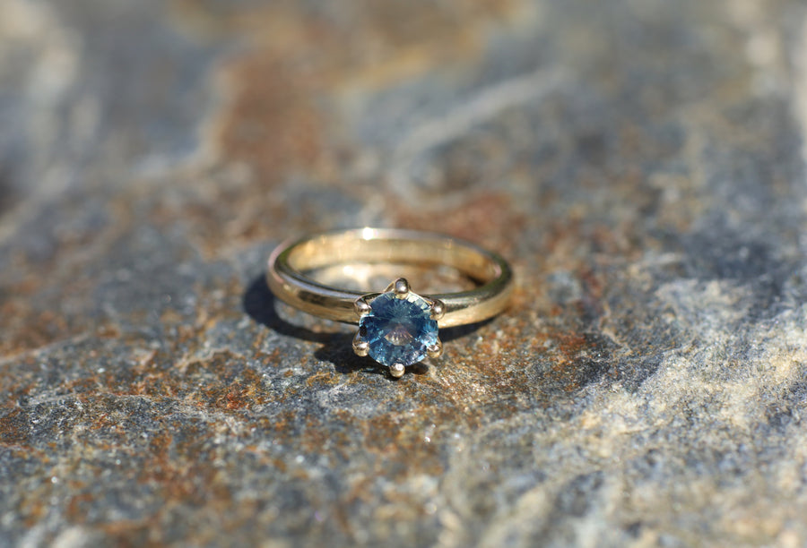 1.25ct Blue Sapphire Ring