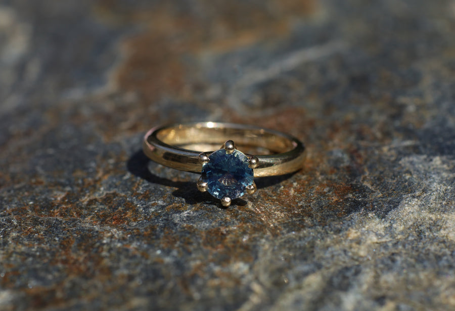 1.25ct Blue Sapphire Ring