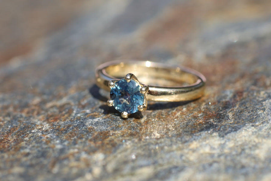 1.25ct Blue Sapphire Ring
