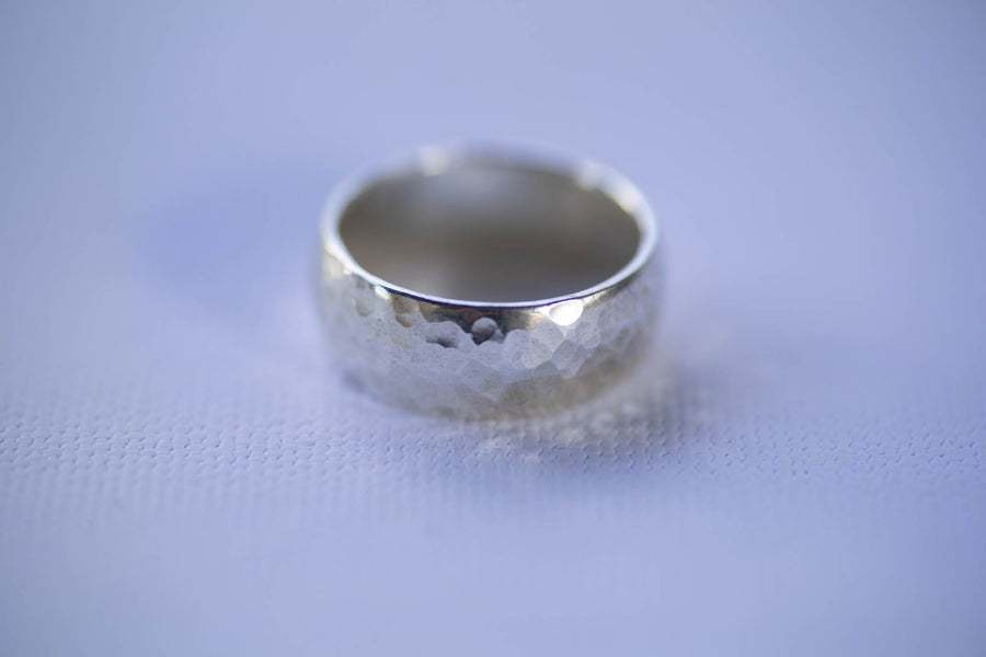8mm Sterling Silver Ring