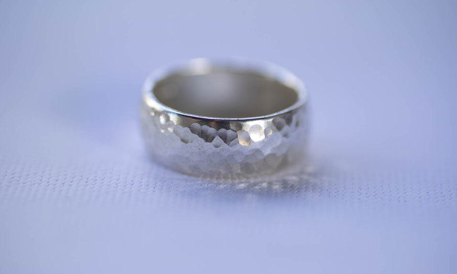 8mm Sterling Silver Ring