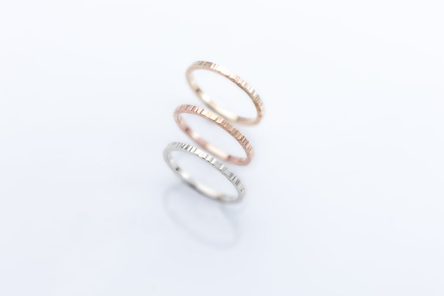 9ct Yellow Gold Stacker Ring