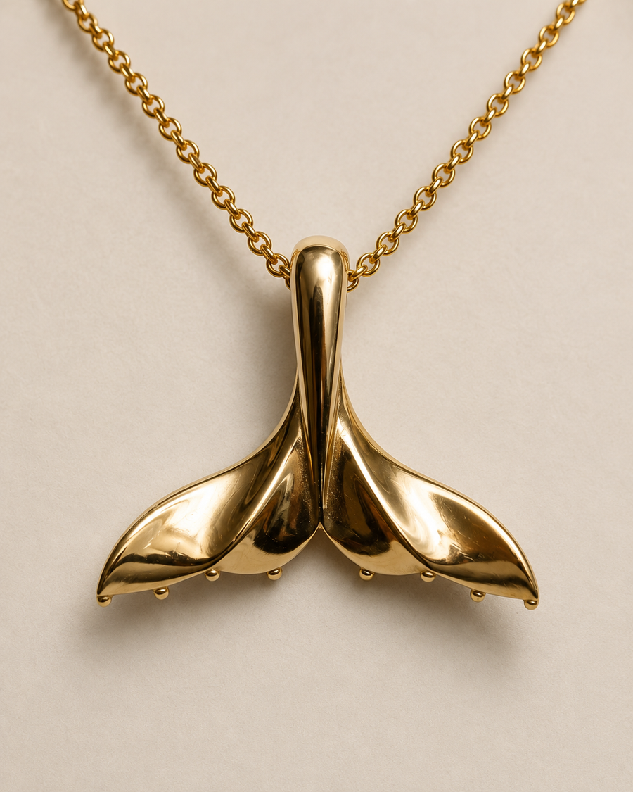 Humpback Whale Tail Necklace