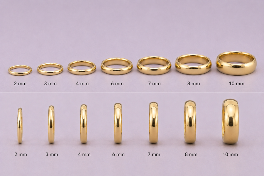 9ct Yellow Gold Band