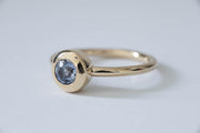 0.65ct Blue Sapphire Ring