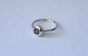 0.65ct Pink Sapphire Ring
