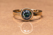 1.87ct Parti Sapphire in 9ct Yellow Gold Ring