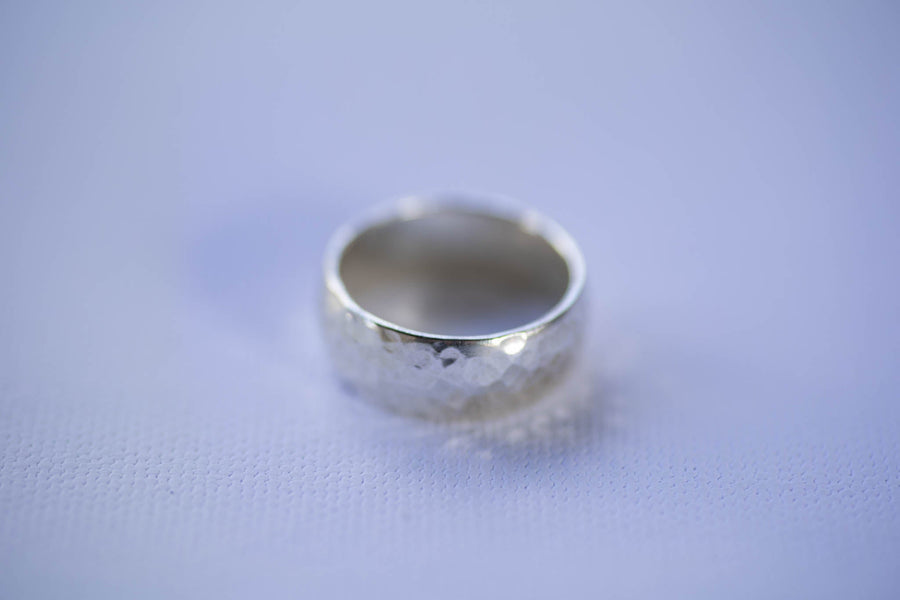 8mm Sterling Silver Ring