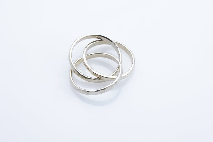 9ct Gold Russian Trinity Rings