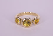 2.82cts Sri Lankan Yellow Sapphire Ring