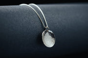 Sterling Silver Domed Necklace
